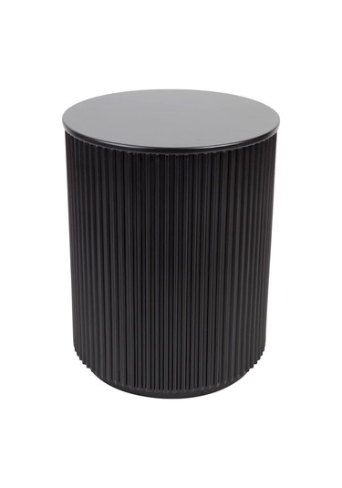 Tropico Bohem Ahşap Yan Sehpa Siyah