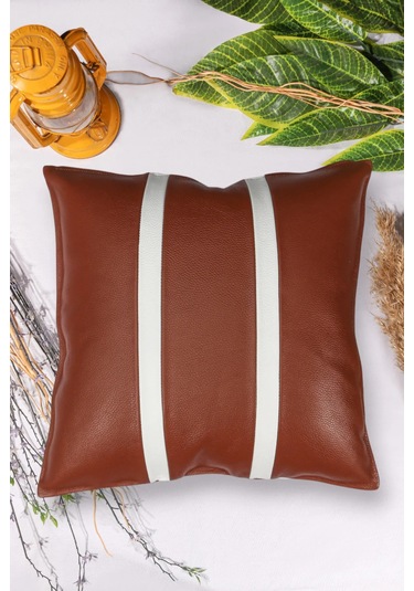 Premium Çift Taraflı Taba Beyaz Deri Kırlent Kılıfı/ev Ve Ofis Için 45x45cm Kırlent Kılıfı Çok Renkli