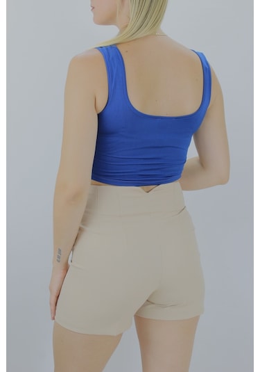 Lukas Micro Parçalı Crop İndigo - Lks2022.25-9062127220755 İndigo