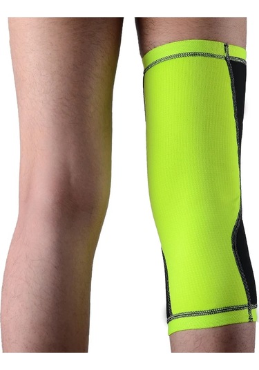 Conventions1 Açık Sıkıştırma Spor Diz Pedleri Koşu Bisiklet Yeşil