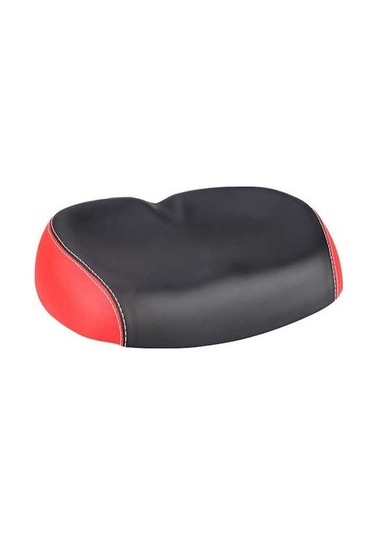 Artfulabode Yumuşak Siyah Sele Renkli Pu Pad Noseless Koltuk Kırmızı Geniş Çok Büyük Büyük Bisiklet Arka & Gw Çok Renkli