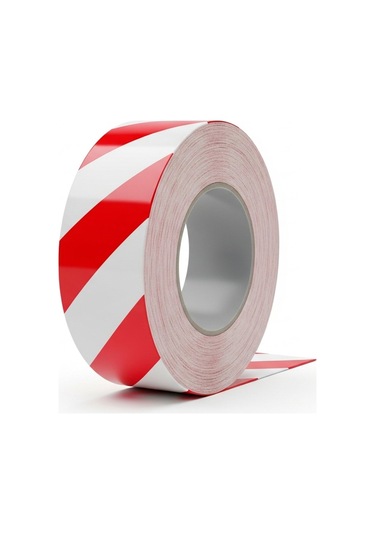 Ft-9106 Kırmızı Beyaz Yer İşaretleme Bandı 50mm 30m