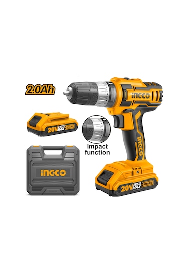 Ingco CIDLI200215 20 V Li-ion 10 MM Şarjlı Darbeli Matkap