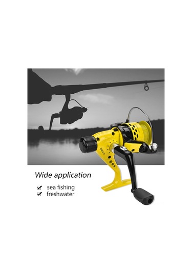 Moveevo 2000 Model Plastik Kafa 12 Balata Rulmanlı Sağ-sol El Kullanıma Uygun Çekişmeli Olta Makinesi