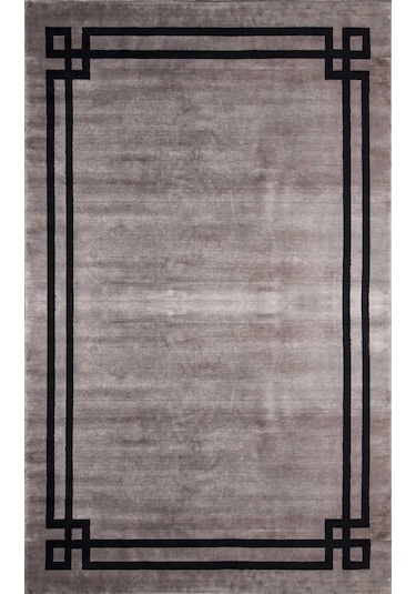 Eko Halı Vogue Vg 01 Vizon Black Bordürlü Salon Halısı Vizon