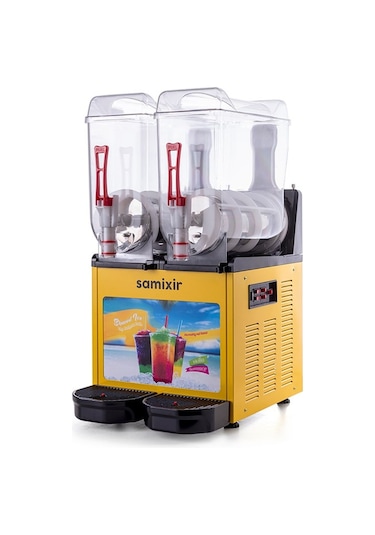 Samixir Twin Allure Çiftli 12+12 Lt Slush Buzlaş Karlamaç Makinesi Slush-24-ya