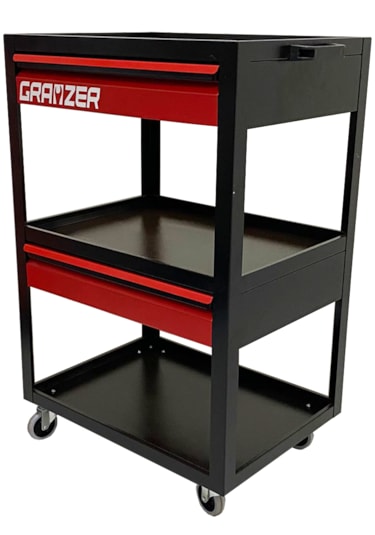 Grayzer İki Çekmeceli Takım Arabası