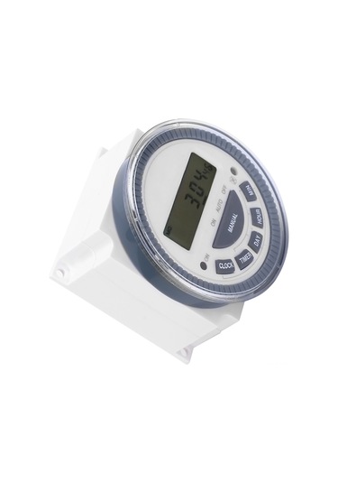 Vkemall Tm619h-2 Lcd Dijital Zaman Kontrol Anahtarı, 4 Güç Kaynağı, 30a Akım, Kesinti Sonrası Program Koruma, 24/12 Saat Seçeneği 12v Dc/ac