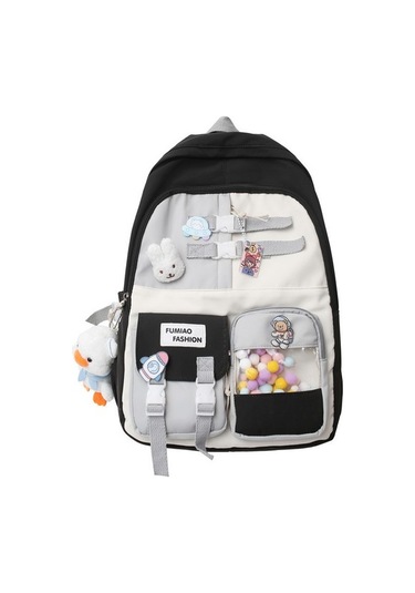 Devils Eye Okul Sırt Çantası Tqwkup Siyah