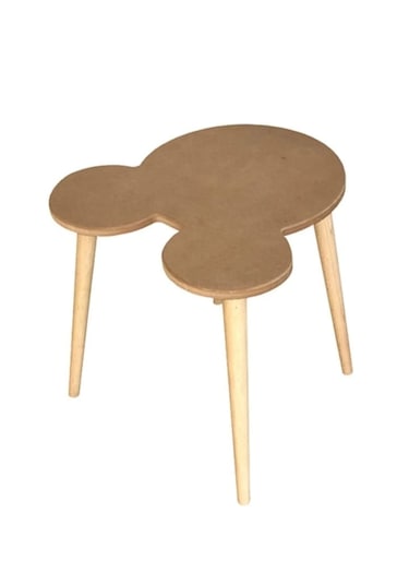 Boyanabilir Ahşap Mdf Mickey Mouse Çocuk Oyun Aktivite Masa Sanda