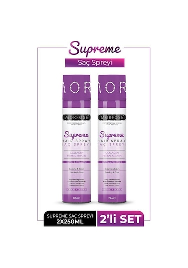 Supreme Saç Spreyi 250 Ml 2 Adet