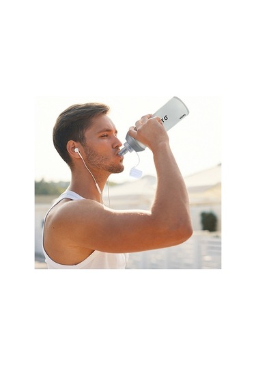 Tongxida Inoxto Ix592 2.5l Spor Çanta - 2x450ml Su Torbası - Koyu Gri & Turuncu Çok Renkli