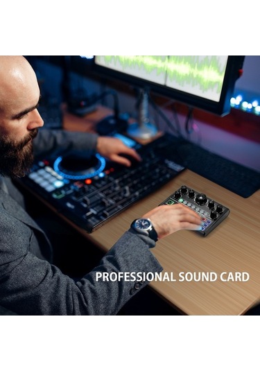 Flybuy Yayın, Ve Ses Ses Profesyonel Oyunlar Mikseri: Maiyame Kayıt Kartı İçin Harici Efektli Canlı Bluetooth 12 Jm