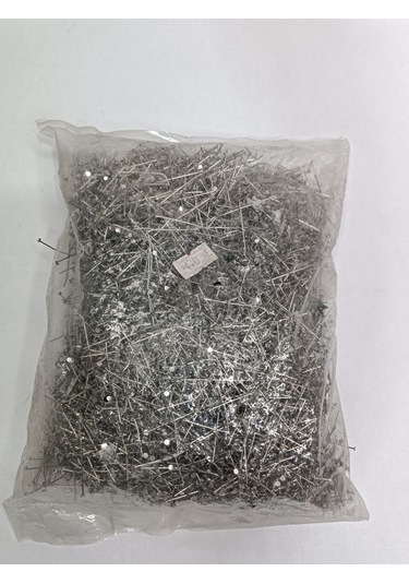 Nikel Kaplama Düz Takı Çivisi 1kg 40mm