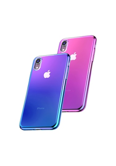 Baseus Glow Case Series Apple Uyumlu iPhone XR Kılıf WIAPIPH61-XG