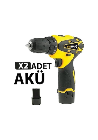 Stilmax STM24-2 24V 4Ah  Metal Şanzıman Çift Akülü Şarjlı Vidalama Matkap