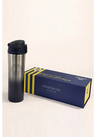 Karaca X Fenerbahçe Lisanslı Çelik Sızdırmaz Termos Kutulu 450 Ml Sarı