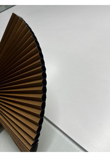 Honeycomb Bal Peteği %100 Karartma Ve Isı Yalıtımlı Plise Perde Blackout Kahverengi Kahverengi