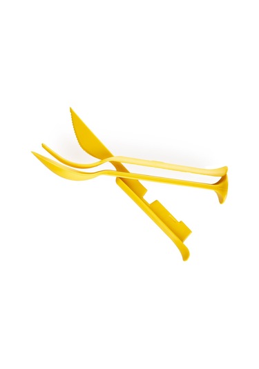 Evolite Combo 3 İn 1 Çatal Kaşık Set Sarı