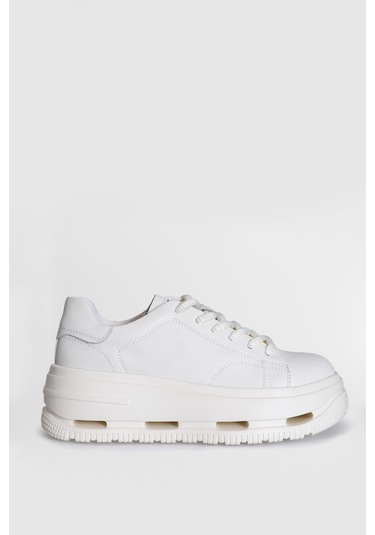 Lufian Agatha Kadın Sneaker Ayakkabı Beyaz Beyaz 121230007100500 Beyaz