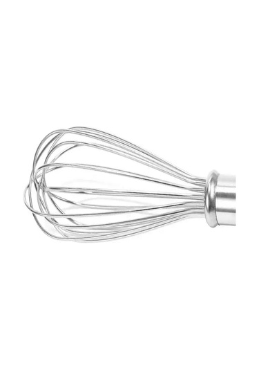 25 Cm Premium Metal Lüx Çırpıcı 2 Mm Kalınlık Profesyonel Mutfak Gümüş
