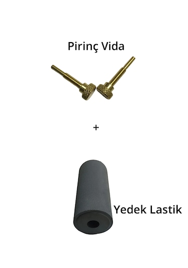 Umur Tutkal Sürme Merdanesi Lastiği Ve Pirinç Vida