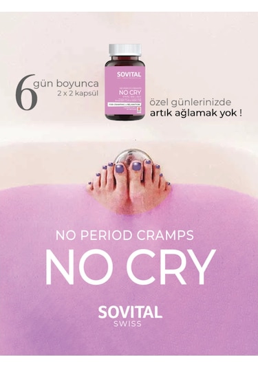 Sovital No Cry Regl Dönemine Özel 48 Kapsül