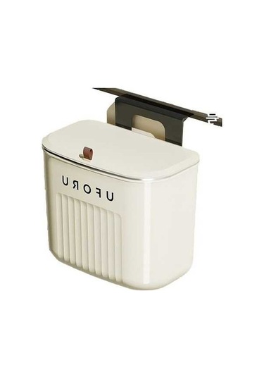 Dancemonkey Mutfak Çöp Kutusu, Duvara Monte, Geniş Kapasiteli, Kapaklı Ve Boşluklu, Haki Haki