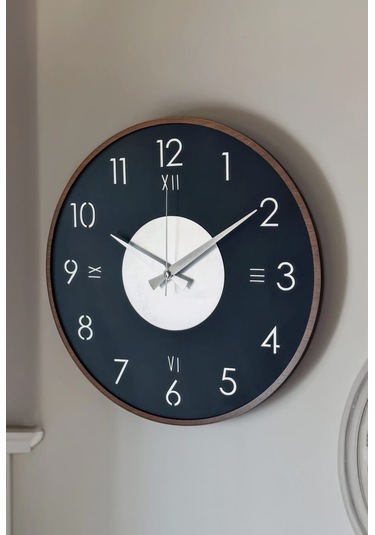 Modern Ahşap Duvar Saati Sağlam Çok Şık Ve Birarada..no:49 Çok Rekli