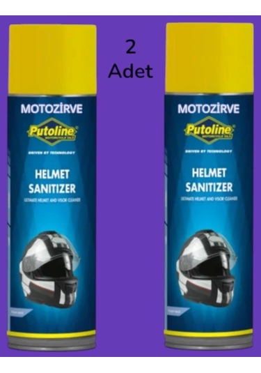 Putoline Helmet Sanitizer Kask Ve Vizör Temizleyici 500 Ml 2 Adet