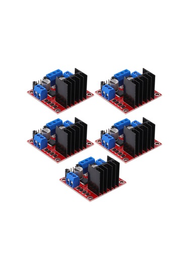 Gajeena 5 Adet Çift H Köprü L298n Motor Sürücü Modülü - Adım Motor Kontrolcü, Yüksek Verimli Ve Güvenli Çalışma