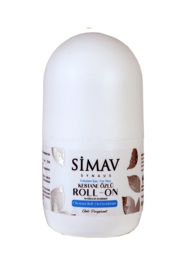 Simav Kestane Özlü Kadın Roll-On Deodorant + Termal Sulu Erkek Roll-On Deodorant 50 ML