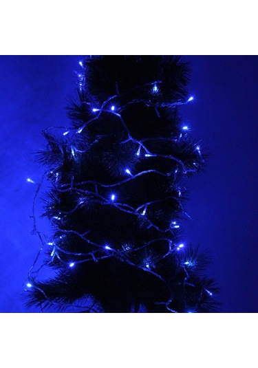 Sones 30m Su Geçirmez Ip44 Dize Dekorasyon Işığı, Noel Partisi İçin, 300 Led, 8 Fonksiyonlu Kontrol Ünitesi İle Mavi Işık, 220-240v, Ab Fişi Diğer