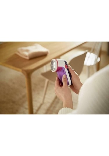 Bilzz Şarjlı Tiftik Ve Kazak Tüy Temizleme Makinesi Pembe