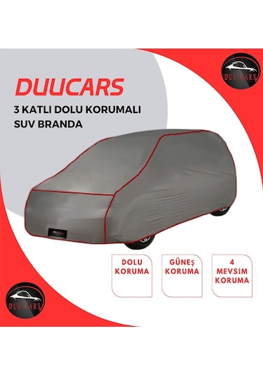 3 Katlı Dolu Darbe Koruyucu Audi Q4 Araba Brandası Oto Branda Araba Çadırı