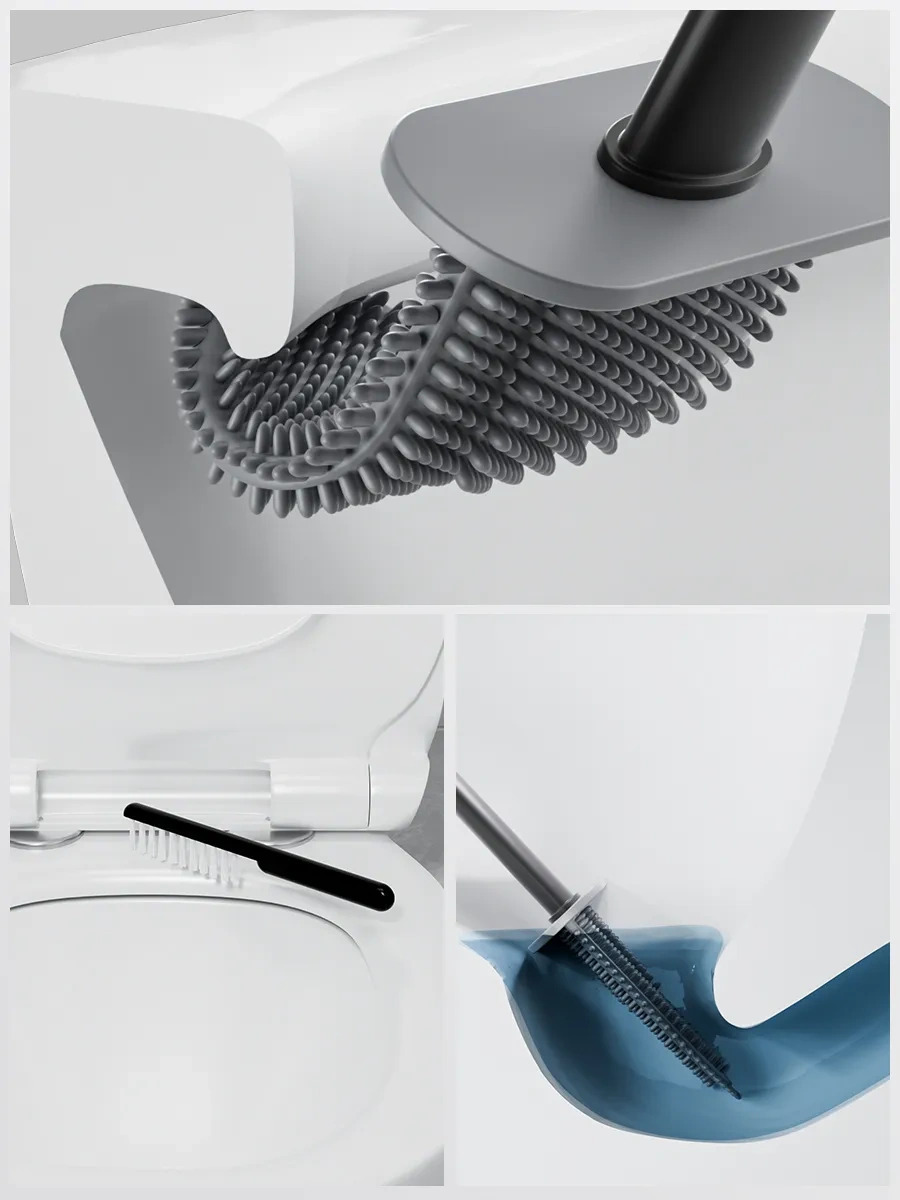 Pabk Silikon Yer Tuvalet Fırçası 400977415 Siyah