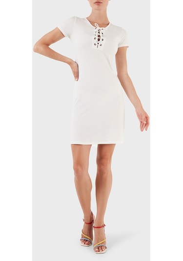 Emporio Armani Bayan Elbise 262673 3r308 00010 Beyaz