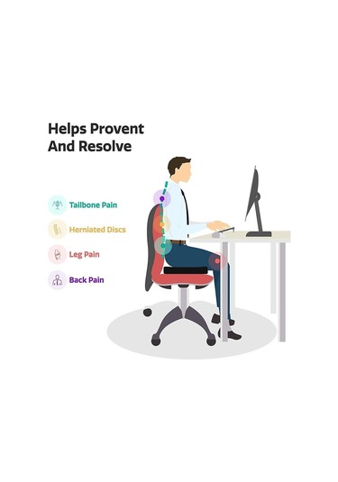 Sones Ofis Jel Yastık Güzellik Kalçaları Anti-hemoroid Yastık Örgü Kumaş Mor