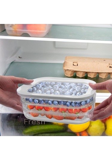 Didadodo 2000 Ml Şeffaf Sucuk Saklama Kabı, Kapaklı Ve Hava Geçirmez Matematiksel Kapak Şeffaf