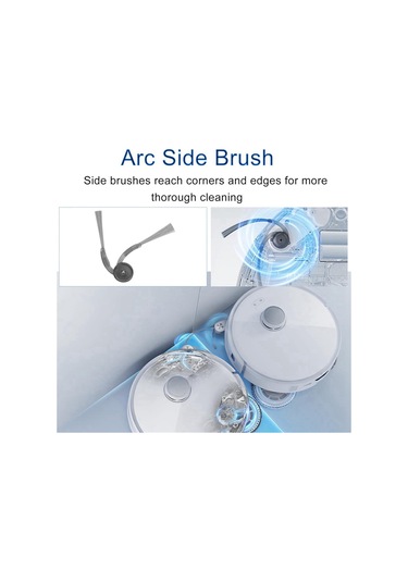 Snoweagle Roborock Saros 10 Elektrikli Süpürge Parçaları Ana Yan Fırça