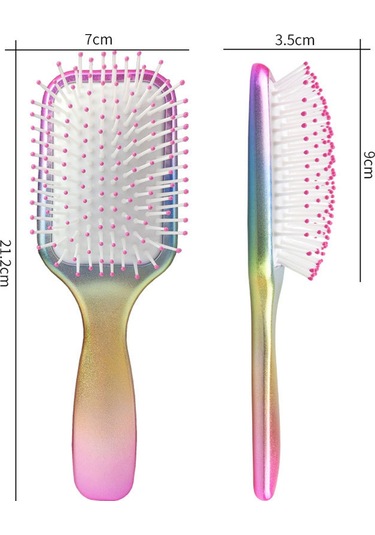 Samdoo Kişisel Bakım Saç Seti: Saç Tarak, Tüyler, 3 Adet Saç Klipsi - Anti Statik, Scalp Masajı, Ev Kullanıma Uygun