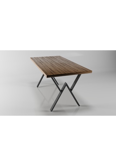 W Model Metal Ayak Seti Siyah Metal Masa Ayağı