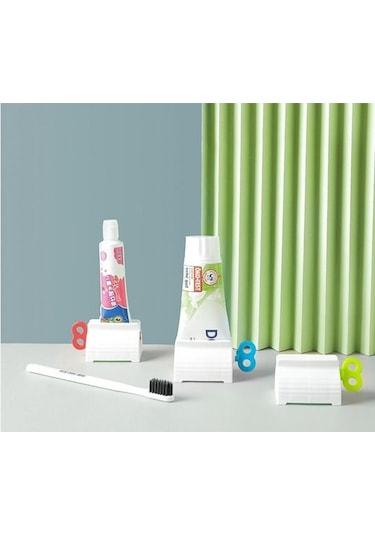 Kırmızı Diş Macunu Sıkacağı Artefakt Sıkacağı Klip Ev Diş Macunu Tutucu Banyo Aksesuarları 1 Pcs