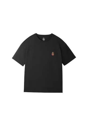 Gsstore Galatasaray Çocuk Siyah T-shirt Sarıkırmızı