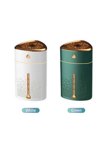 Yucama 1000 Ml Mist Nemlendirici Difüzör Renkli Gece Lambası Ile - Beyaz