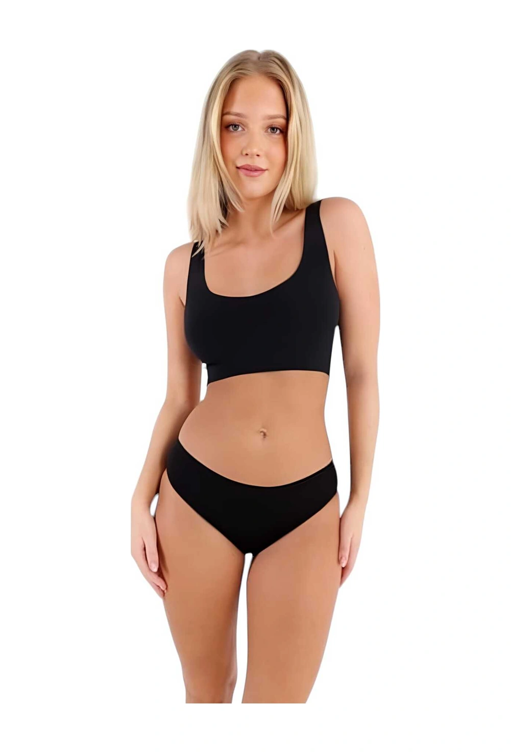 Tezzgelsin Kadın Pamuklu Penye Süprem Kumaş Bikini Külot Kadın Bikini Külot 6 Adet Siyah