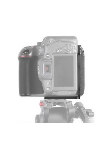 Fosenze Küçük Boy Siyah Alüminyum L Tipi Dikey Çekim Plakası - Evrensel Uyumlu, Mini Altıgen Anahtar Dahil Siyah