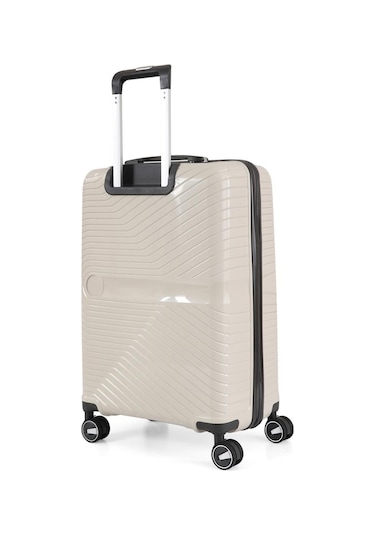 Ççs 5239 Polipropilen Kabin Boy Valiz Beyaz-antrasit Antrasit - Beyaz