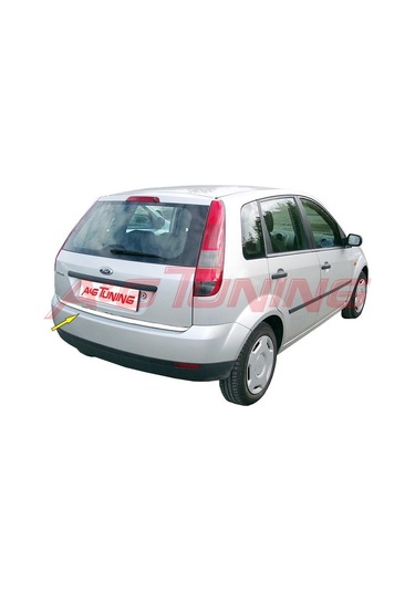 Ford Fiesta Krom Bagaj Alt Çıta Formlu 2002-2008 Paslanmaz Çelik N11.4389
