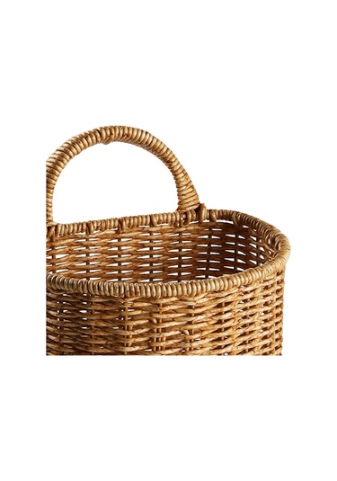 Suntek Magideal Duvar Asılı Sepetler Çiftlik Evi Banyo Ev 17cmx15cm Kahverengi